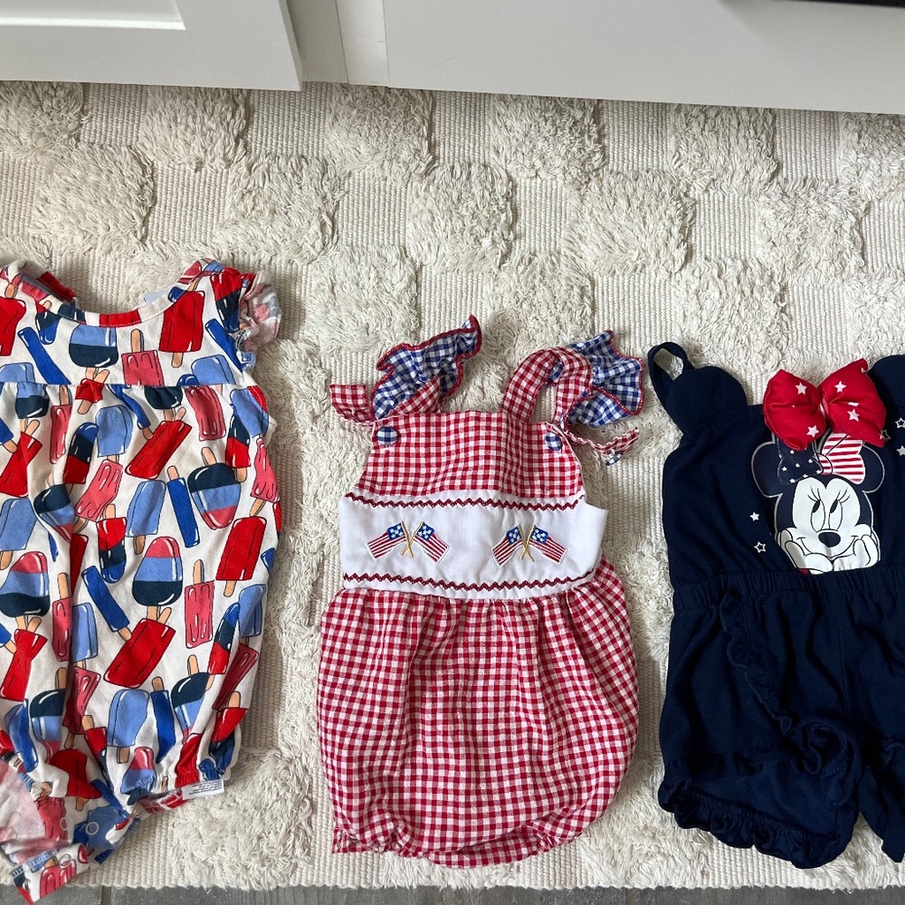 Patriotic 12 month outfits